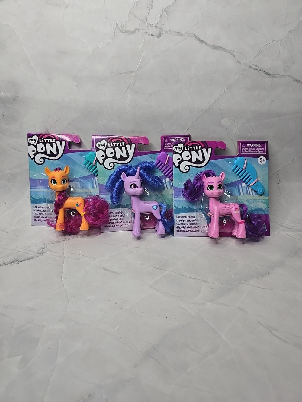 My Little Pony 2021 Best Movie Friends 3” Figures- lot of 3